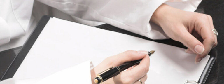 Physician signing a teleradiology contract