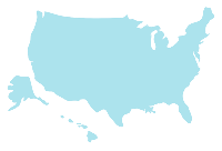 USA locations map