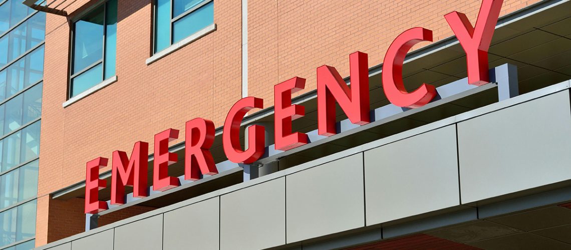 ER sign metaphor for staffing emergency